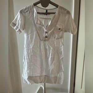 Linen T-shirt dress